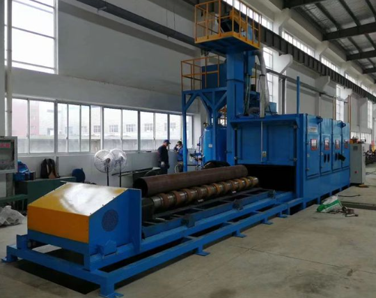 内江喷砂机在管道除锈中的现场施工应用