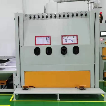 内江高效生产，从箱体手动喷砂机开始，提升零部件质量